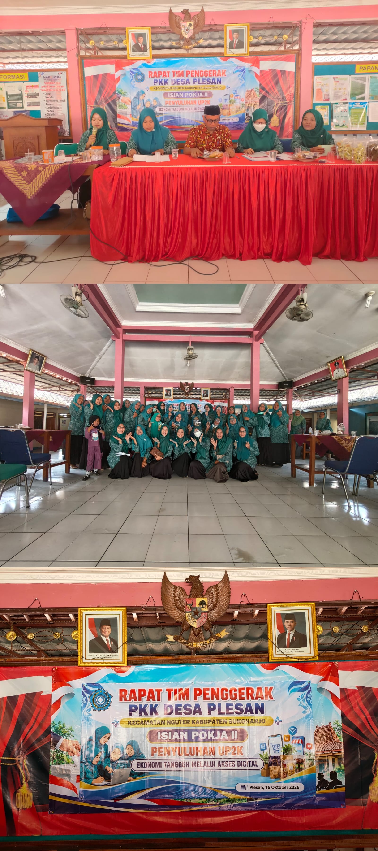 RAPAT TP PKK DESA PLESAN