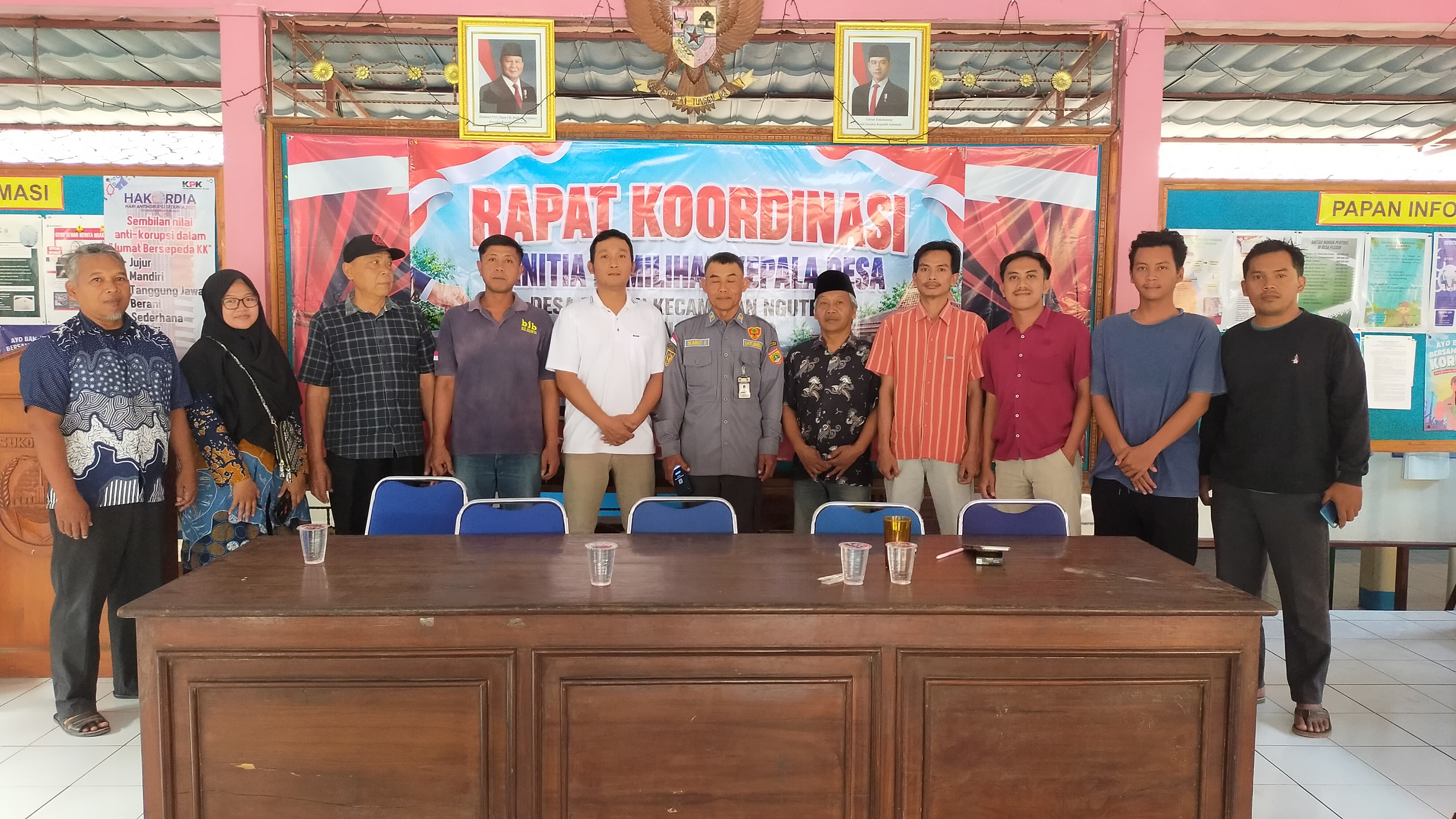 KOORDINASI PANITIA PILKADES PLESAN